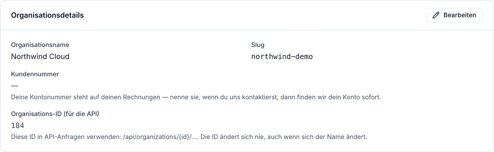 Deine Kundennummer