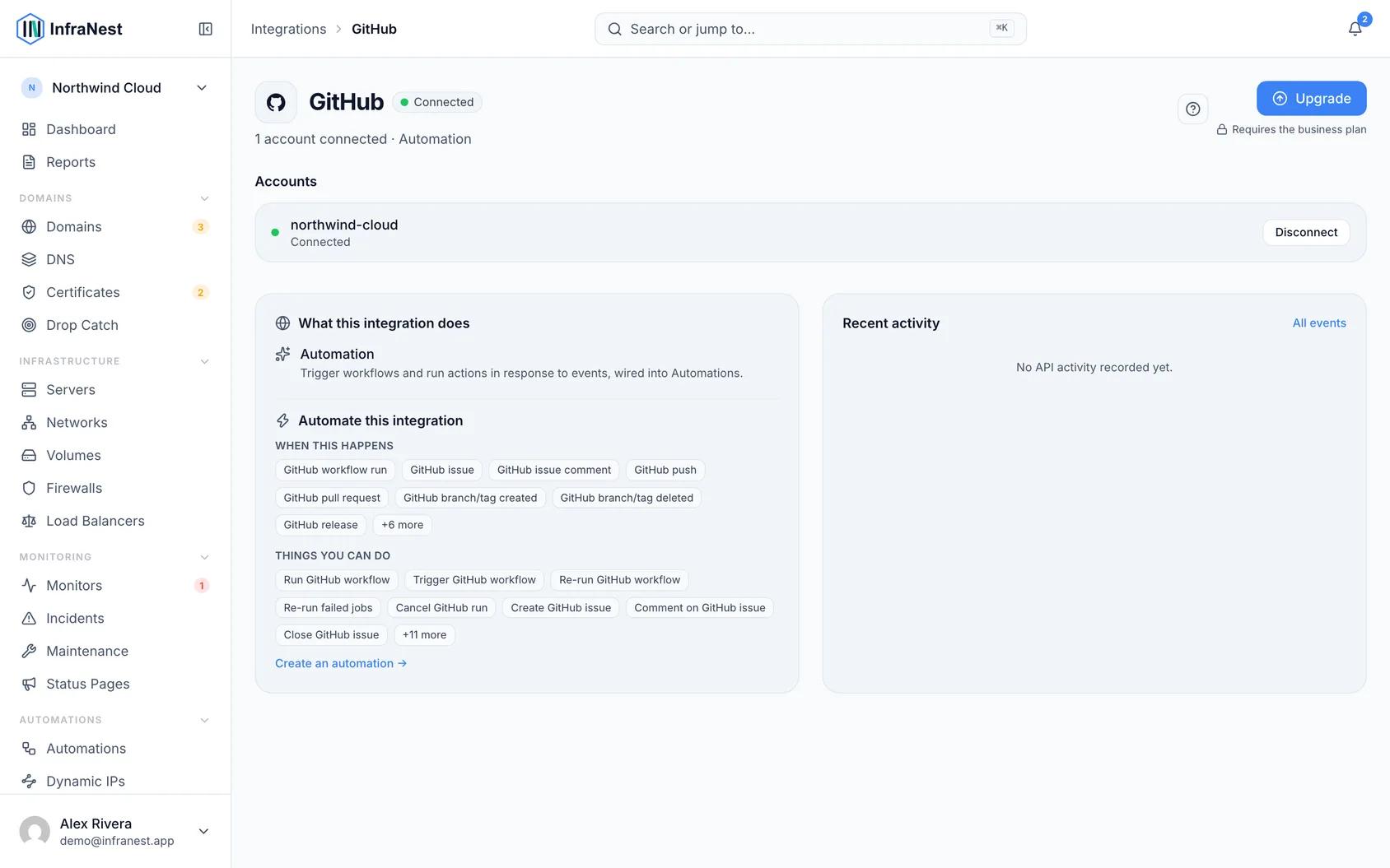 Connect GitHub