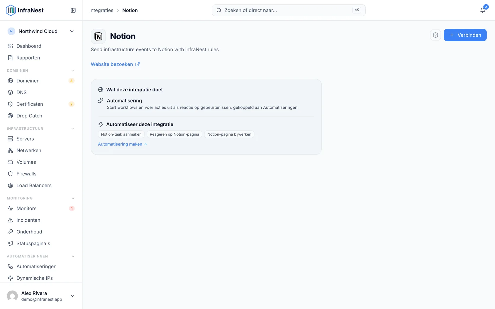 Notion koppelen