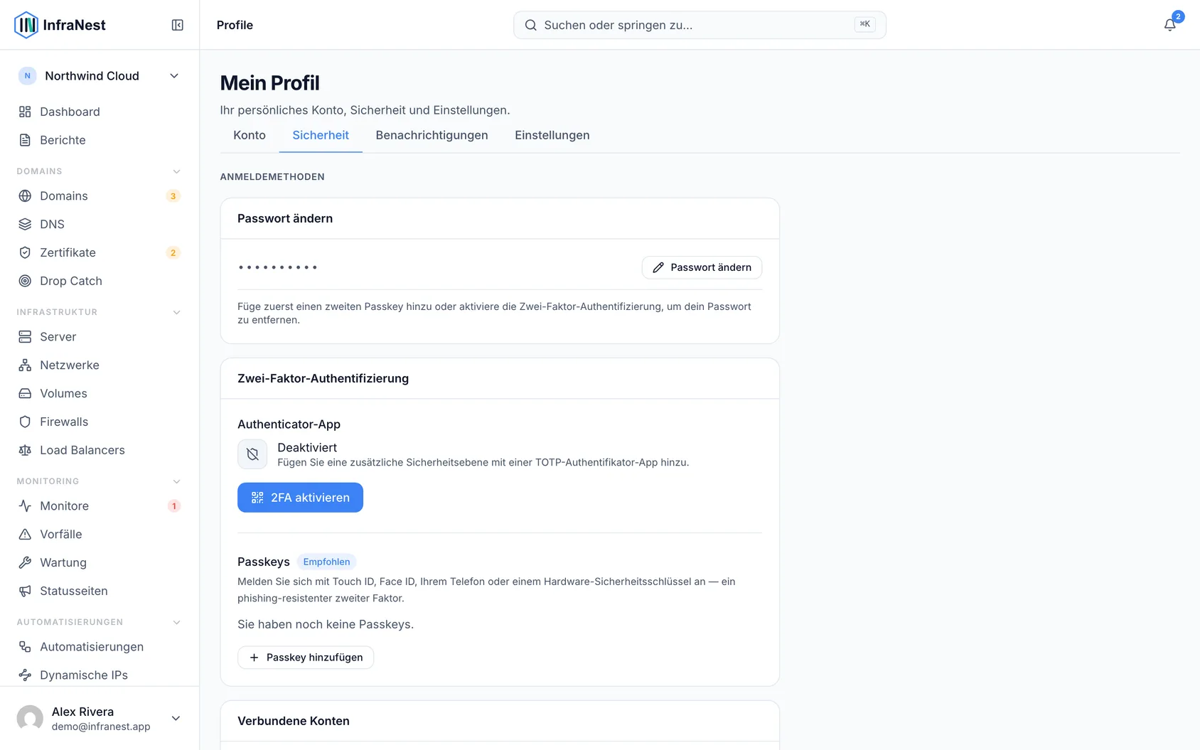 Zwei-Faktor-Authentifizierung