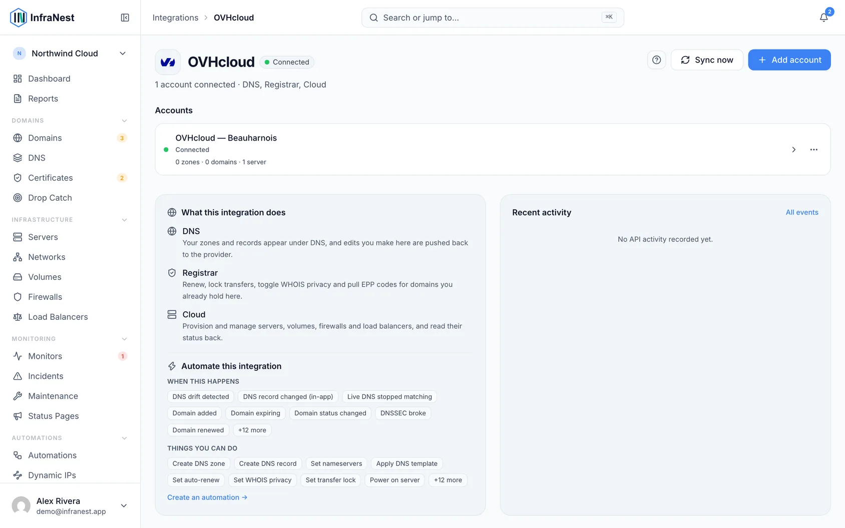 Connect OVHcloud