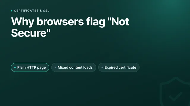Warum Browser „Nicht sicher“ anzeigen: Ursachen und Lösungen