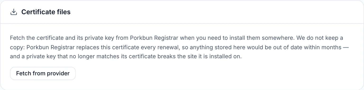 Where certificates come from