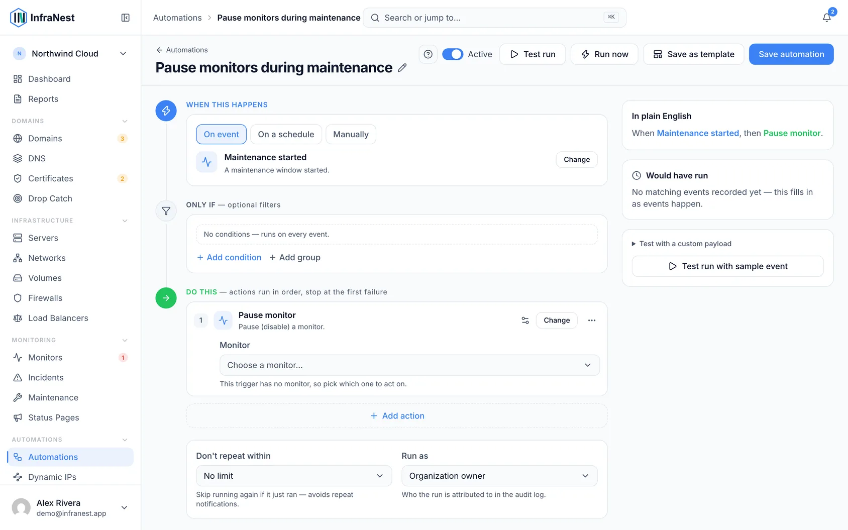 Automation examples