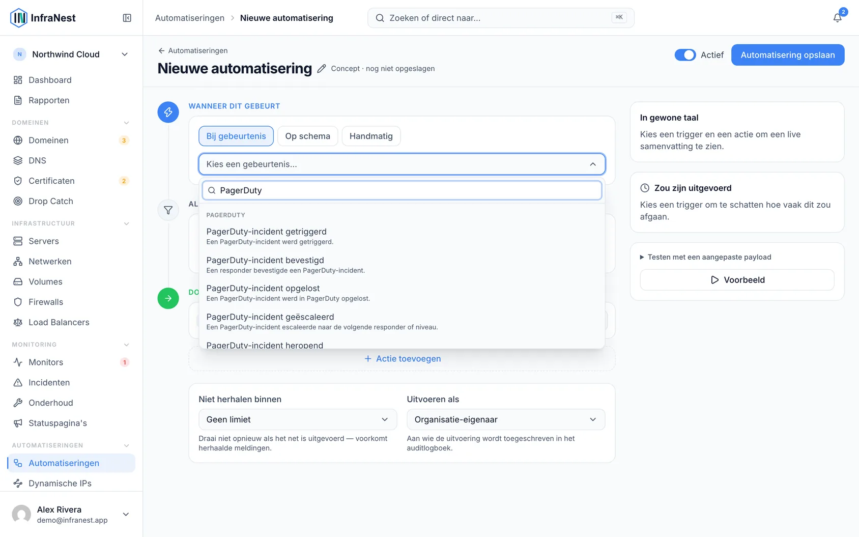Automatiseren met PagerDuty