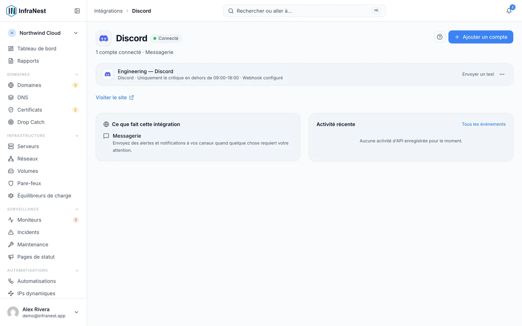 Connecter Discord