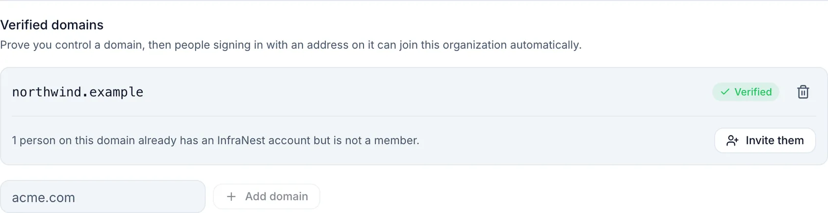 Verify an email domain