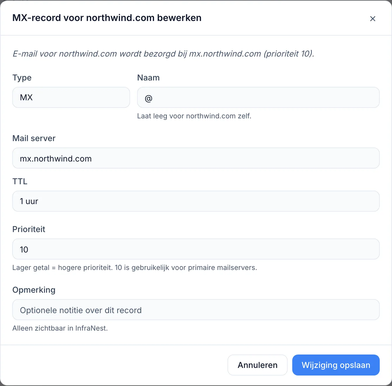 Mijn DNS-wijziging is nog niet zichtbaar