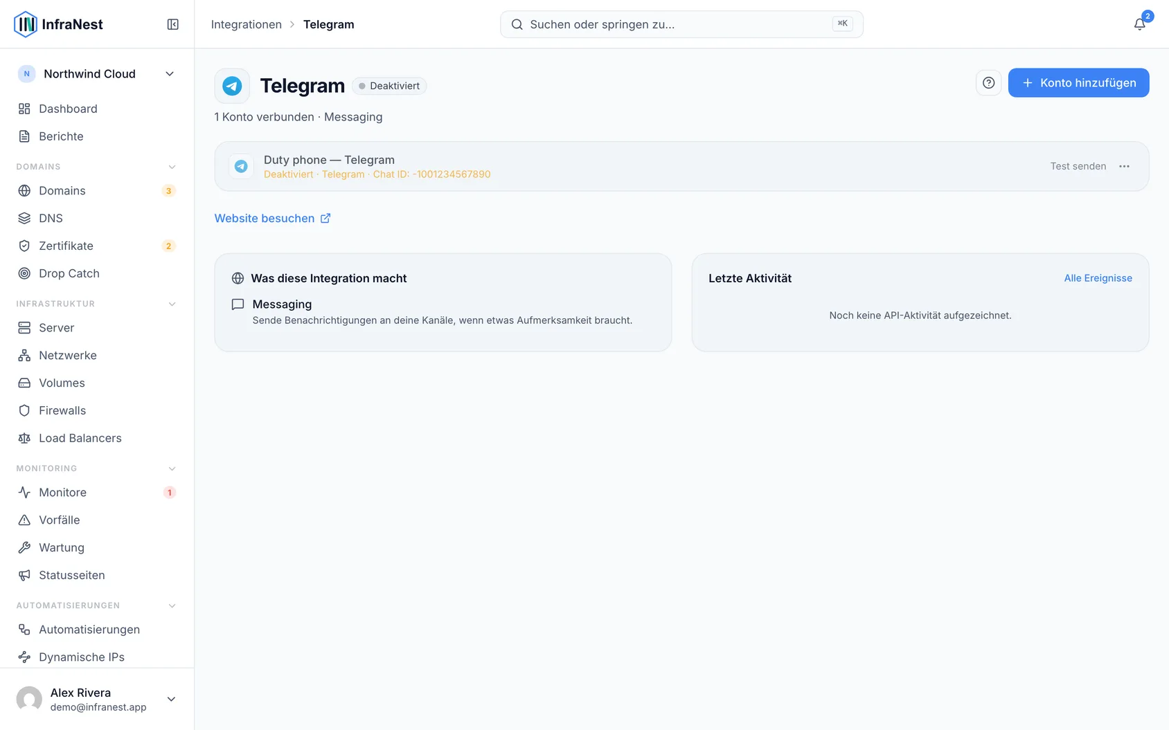 Telegram verbinden