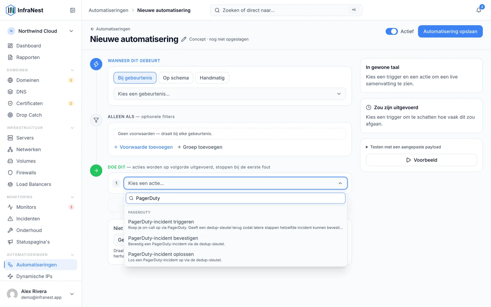Automatiseren met PagerDuty
