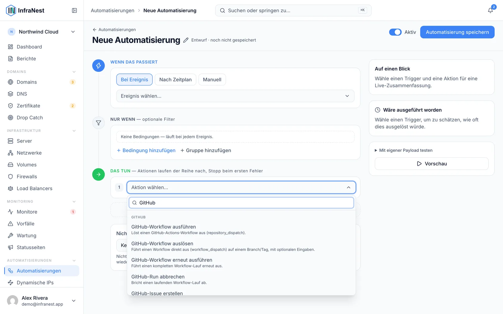 Automatisieren mit GitHub