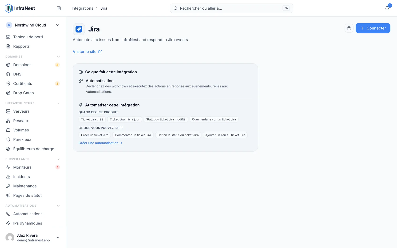 Connecter Jira