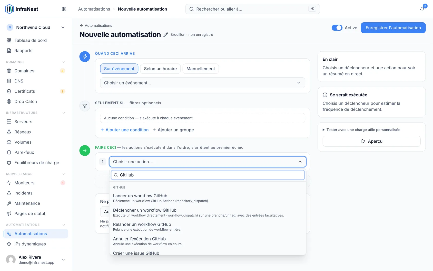 Automatiser avec GitHub