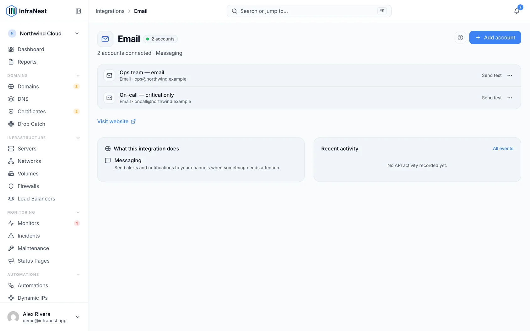 Connect email