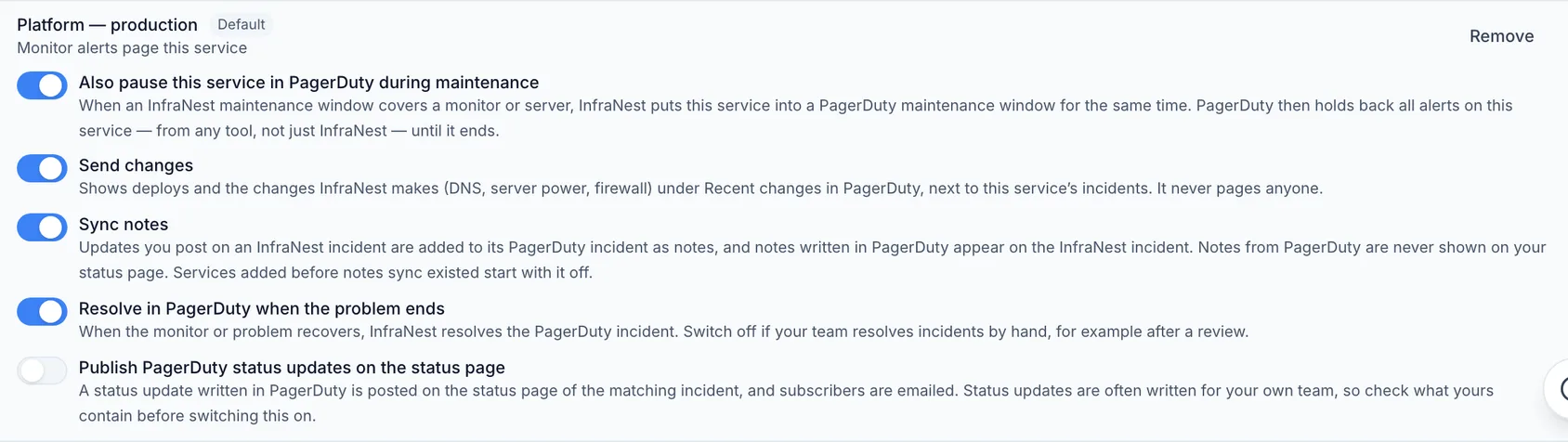 Choose how PagerDuty is paged