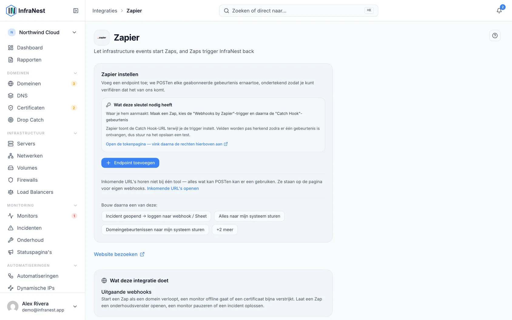 Zapier verbinden
