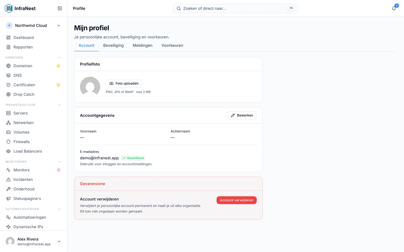 Je account en inloggen