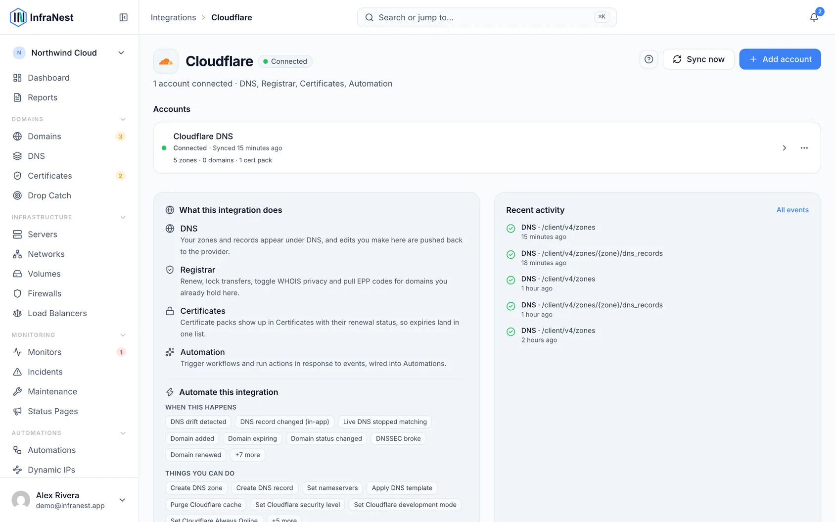 Connect Cloudflare