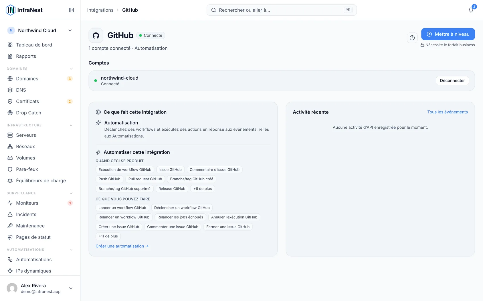 Connecter GitHub