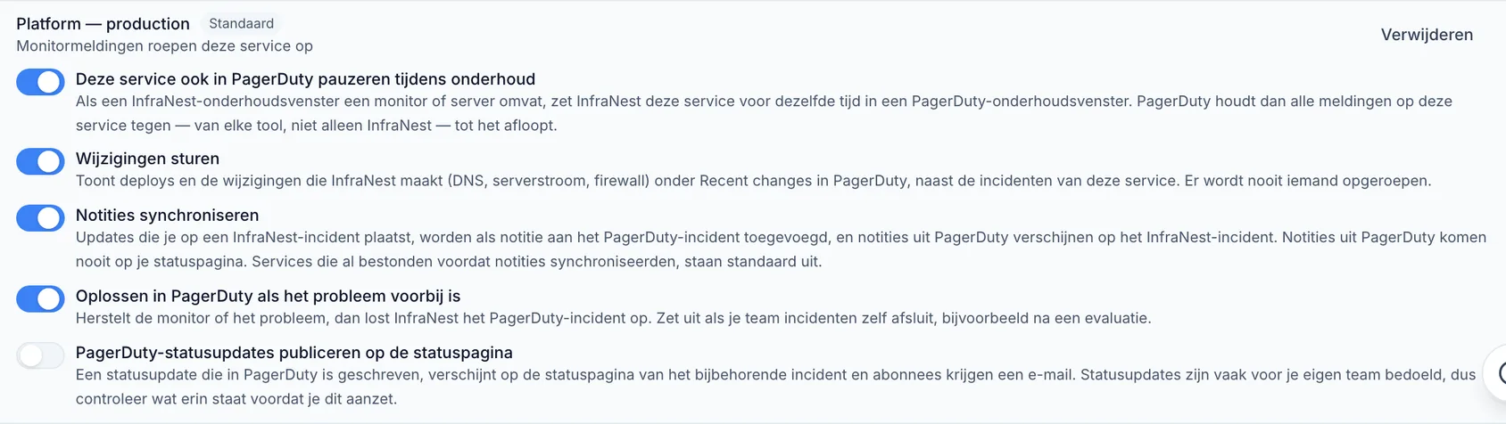 Kiezen hoe PagerDuty wordt opgeroepen