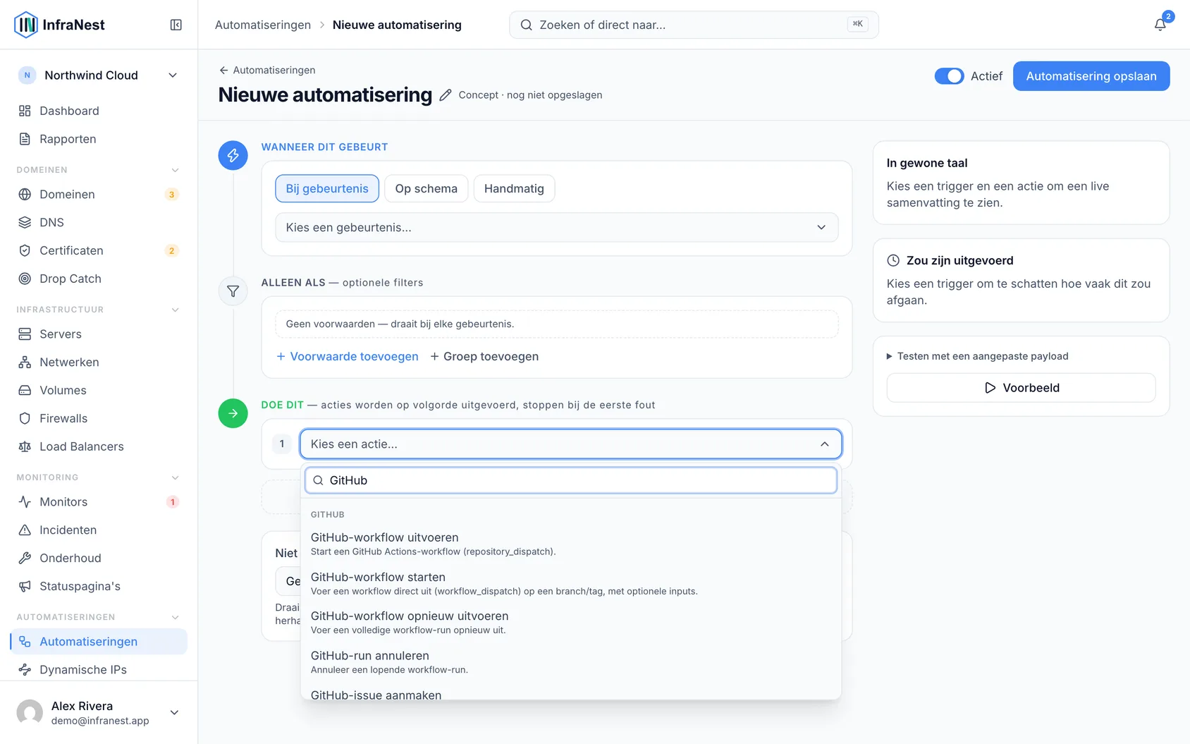 Automatiseren met GitHub