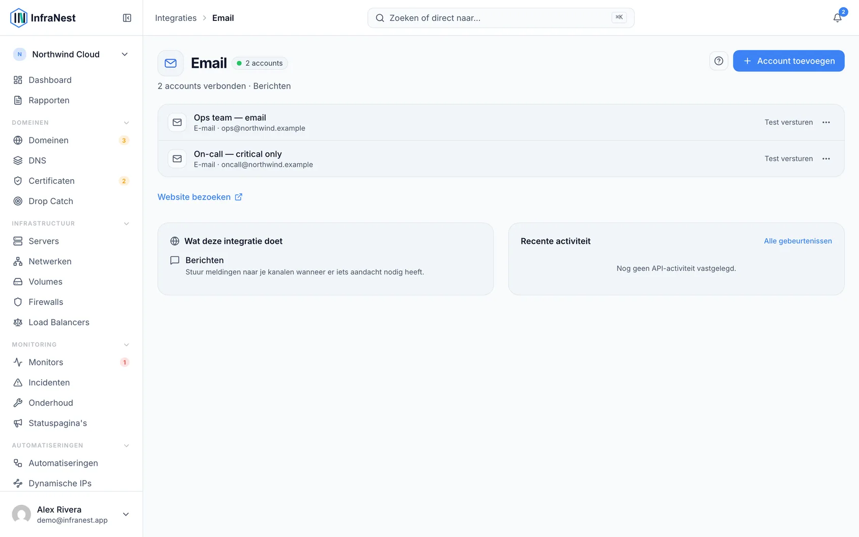 E-mail koppelen