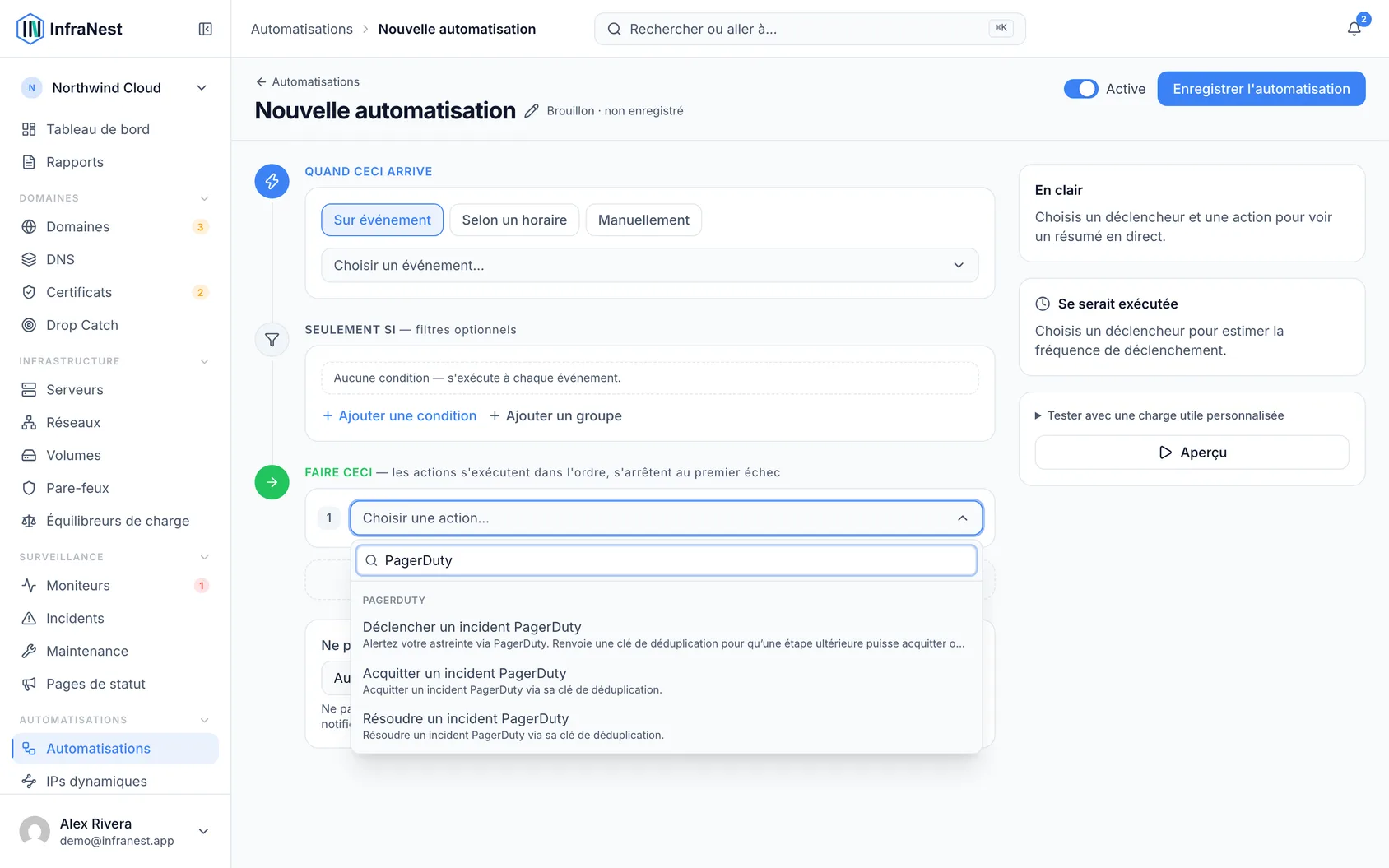 Automatiser avec PagerDuty