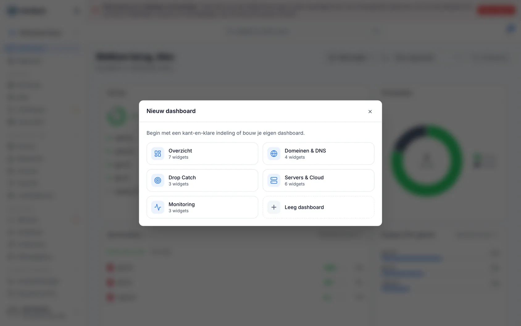 Een dashboard aanmaken en aanpassen