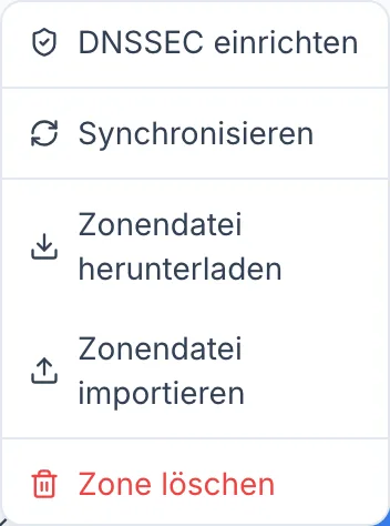 Eine Zonendatei herunterladen