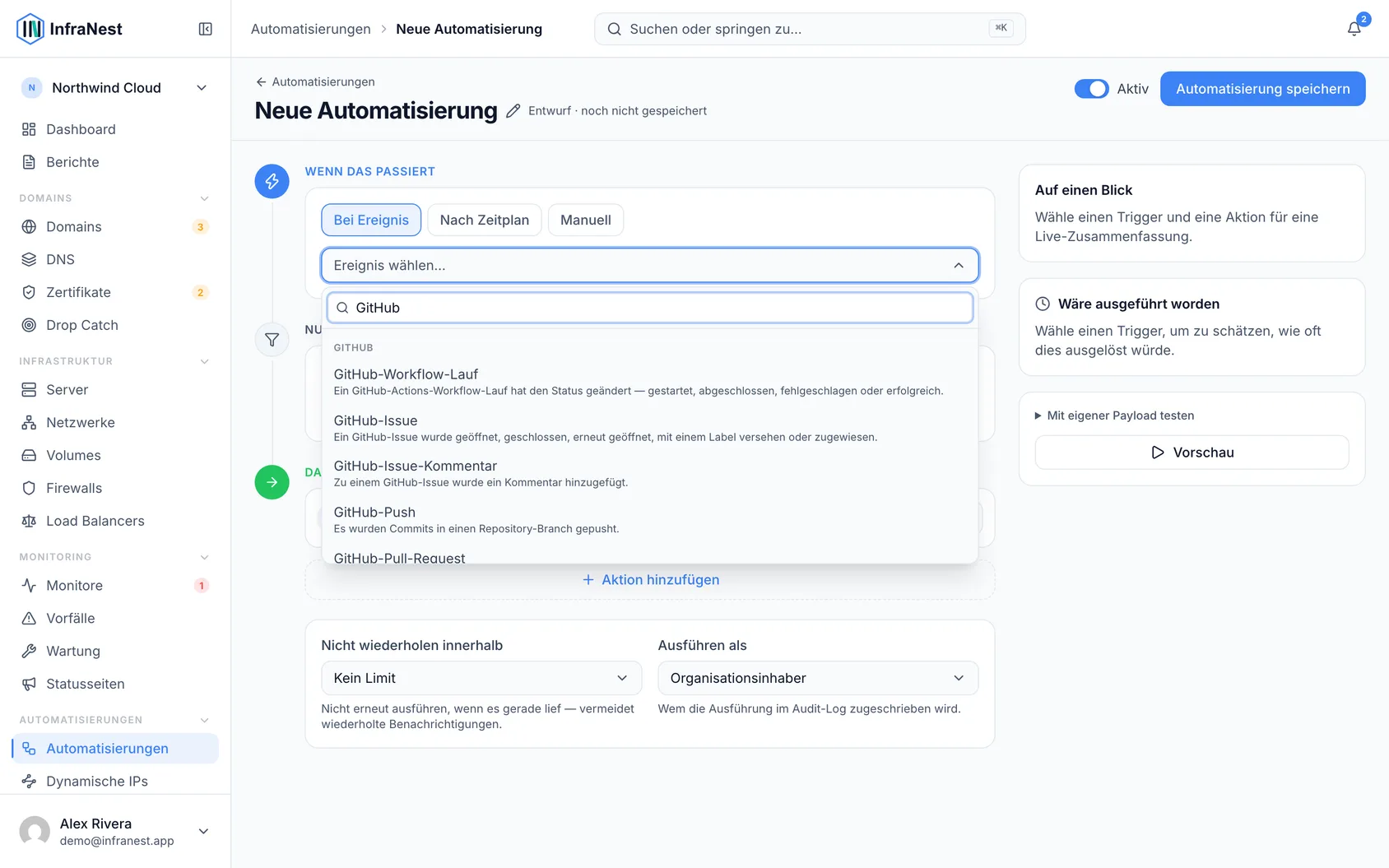 Automatisieren mit GitHub