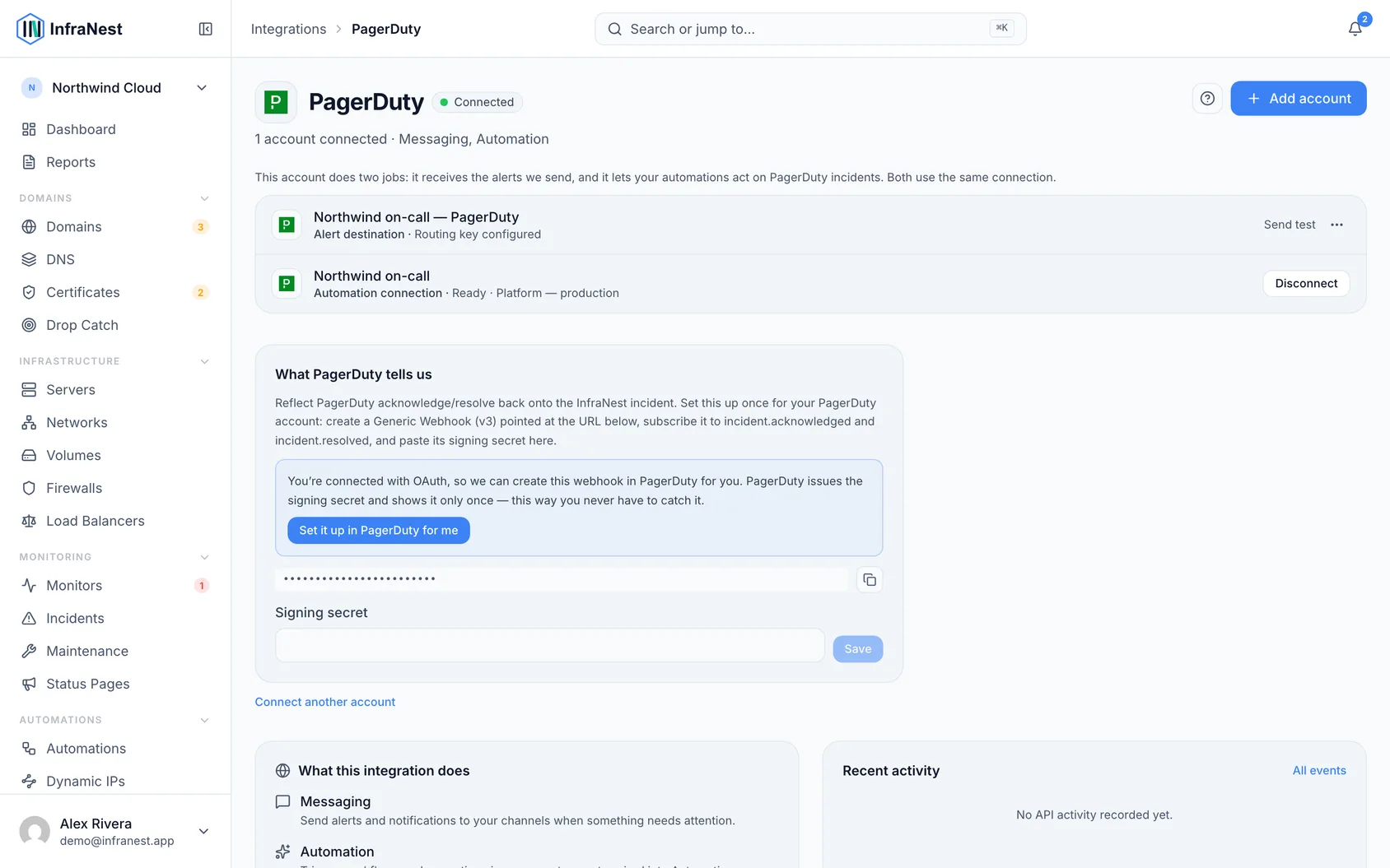Connect PagerDuty